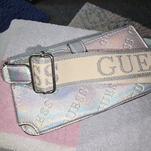 Guess Utopie Metallic Mini Crossbody - Picture 5 of 8